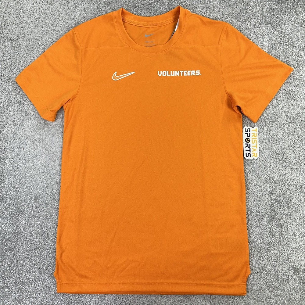 Tennessee Volunteers Shirt Mens Small Orange NCAA Football Nike Dri Fit UPF 40+